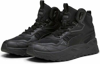 Puma Trinity Mid Hybrid Unisex Siyah Spor Ayakkabı - 42,5