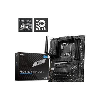 Msi Pro B760-P Wifi Ddr4 4000mhz 1xhdmi 1xdp 2xm.2 Usb 3.2 Atx 1700p (12. / 13. Ve 14. Nesil İşlemci Uyumlu)