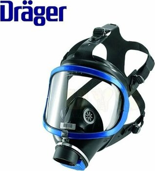 Dräger Drager X-plore® 6300 Tam Yüz Gaz Maskesi Mavi Renk X 5 Adet