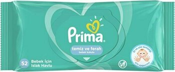 Prima Temiz ve Ferah Islak Mendil 52 adet