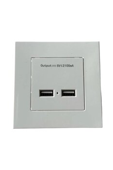 KEEPRO Usb priz 2 port sıva altı usb priz usb duvar prizi