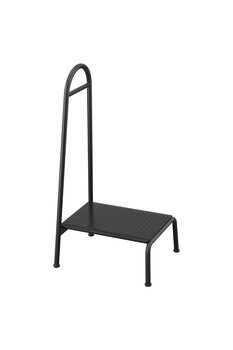 IKEA tırabzanlı basamaklı tabure, antrasit, 1 basamaklı