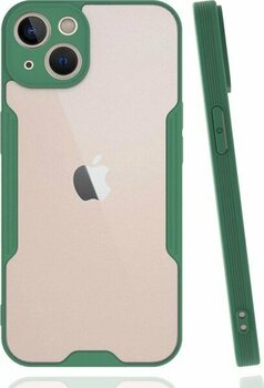 iPhone 14 Kılıf Platin Silikon - Yeşil - 1 - Renkli