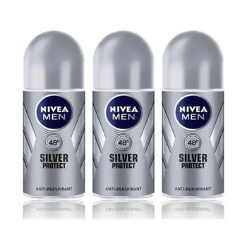 Nivea For Men Silver Protect 3x50 Ml Erkek Deodorant