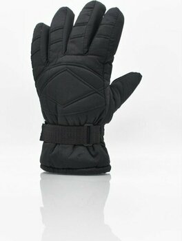 Erkek İçi Polar Siyah Kayak-Kar Eldiveni - XL