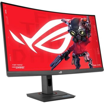 27 Asus Rog Strıx XG27WCS Va 1ms 180MHZ 1xhdmı 1xdp Usb-C 2k 2560X1440 Yükseklik Ayarı Curved Pıvot Vesa Siyah