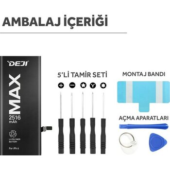 iPhone 6 Batarya Mucize Batarya Deji 2516MAH Senalstore