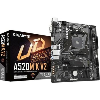 Gigabyte Gıgabyte A520M-K V2 DDR4 Anakart AM4 Soket 5100MHZ Yüksek Performanslı PCI Express Hızı