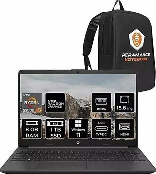HP 255 G8 7N4w6aa 15.6 inç AMD Ryzen 5 5500 8 GB 1 TB SSD AMD Radeon Graphics Windows 11 Home