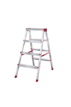 DİZAYNAKS Dört Basamaklı Ev Tipi Katlanır Alüminyum Merdiven