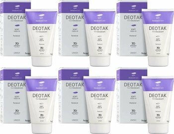 Deotak Krem Deodorant 35ML Soft (Hassas Cilt) (6 Lı Set)