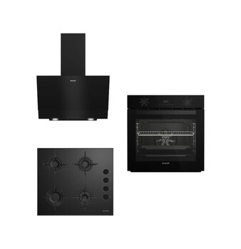 Arçelik Afc330 S - Ocd 601 Es - Ade605s Black Star Siyah Ankastre Set