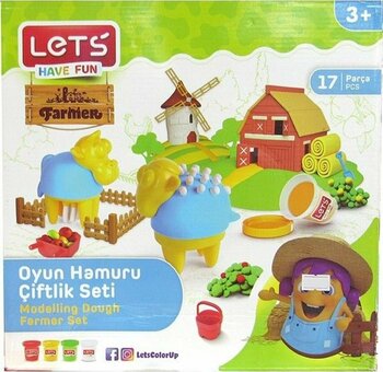 Lets Modelleme Seti Oyun Hamuru Çiftlik Seti