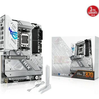 Asus Rog Strıx X870-A Gamıng Wıfı Am5 Ddr5 8000(OC) 2xusb4 4xm2 HDMI Dp Wıfı7 Bt