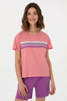 U.s. Polo Assn. Kadın Pembe Tişört 50308639-VR041 - S