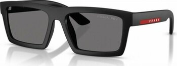 Prada Sport SPSA07 1BO02G 55 Polarize Erkek Güneş Gözlüğü - Siyah