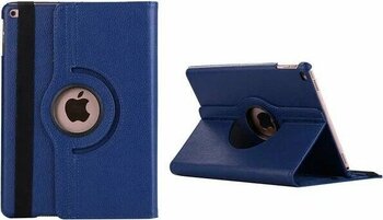 Apsuwa Ipad 10.2 (8.nesil) Lacivert Uyumlu Apple iPad 10.2 (8.nesil) Silikon Suni Deri Cam Tablet Kılıfı