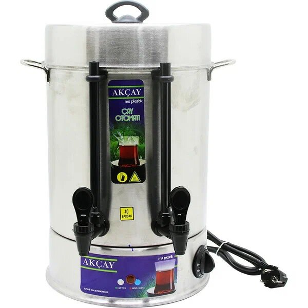 Çay Otomatı 40 Bardak Semaver Elektrikli Çay Makinesi