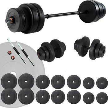 Ecgspor Vinyl Halter ve Dambıl Ağırlık Seti 85 Kg