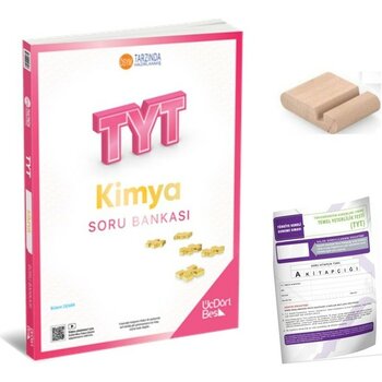 345 -Üç Dört Beş Tyt Kimya Soru Bankası Yks 2026 +Telefon Tutucu + Deneme - Video Çözümlü