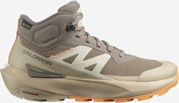 Salomon Elixir Activ Mid Gore-Tex Kadın Outdoor Botu - Kahve - Bej - 37,5