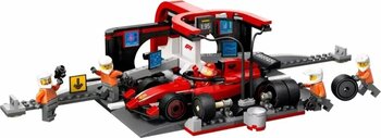Lego City 60443 Ferrari Arabalı F1 Pit Stop Ve Pit Ekibi 6+ 322 Parça F1 Oyuncak Yapım Seti
