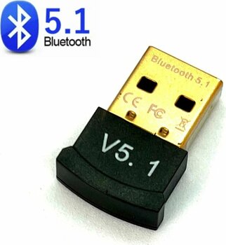 boblov Bluetooth 5.1 Doungle V5.1 USB Bluetooth Adaptörü Alıcı Verici Mini Kablosuz Bluetooth Dongle