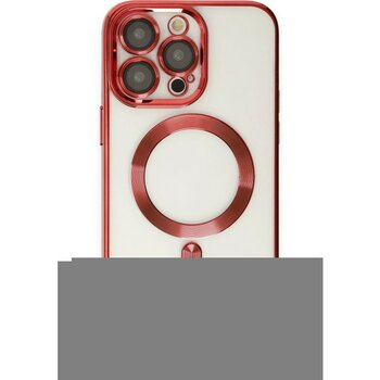 iPhone 14 Pro Kılıf Kross Magneticsafe Kapak - Kırmızı (NARUE-5654) - Renkli - 1