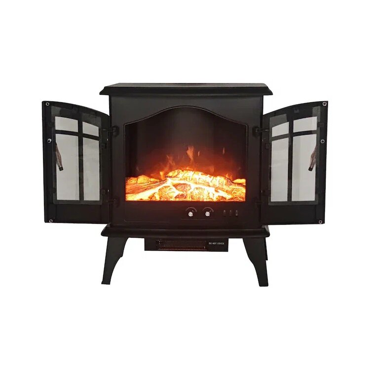 DLC SF-25 1500 W Siyah Ayaklı Dekoratif Elektrikli Şömine