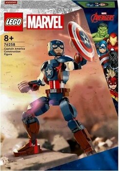 LEGO Kaptan Amerika Yapım Figürü 76258 8+ 310 Parça Marvel Yapım Seti