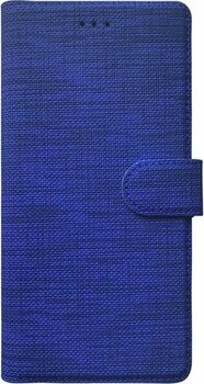 Adige Samsung Galaxy Note 8 Kılıf Cüzdan Kapaklı Kartlıklı Kumaş - Lacivert