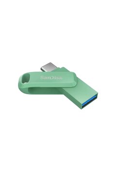 SanDisk Ultra Dual Drive Go 128 GB Absinthe Green Flash Bellek