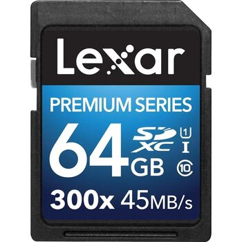 Lexar Premium Series 64 GB SDXC Hafıza Kartı