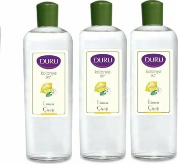 Duru Limon 80% Alkol 400 ml Pet Şişe Kolonya 3'lü Set