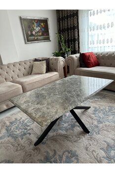 Kayalar Doğal Mermer Masa