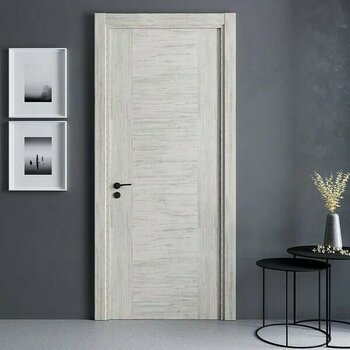 Teta Home Buz Meşe Melamin Melamin Yönsüz Kapı