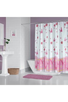 Zethome 6020 Pembe Banyo Perdesi