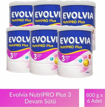 Evolvia Nutripro Plus 3 Devam Sütü 800 gr X 6 Adet
