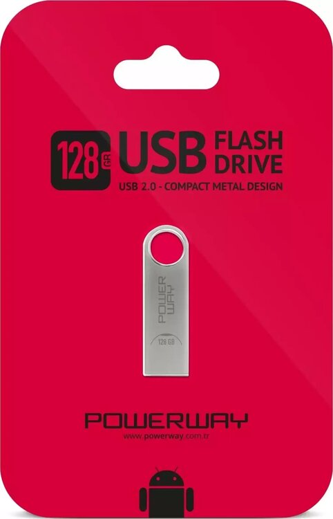 128 GB Metal USB Flash Bellek