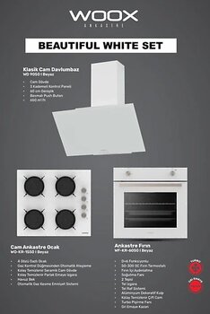 Woox Beautiful White Ankastre Set