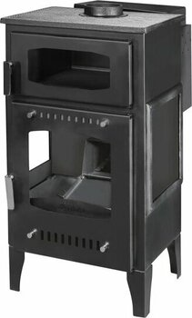 İkizsoba Geniş Camlı Odun Ve Pelet Şömine Sobası - 8 Kw, Fırınlı Odunlu Soba, Pelet Soba