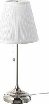 IKEA ARSTID Nikel Kaplama-Beyaz 75 W Masa Lambası
