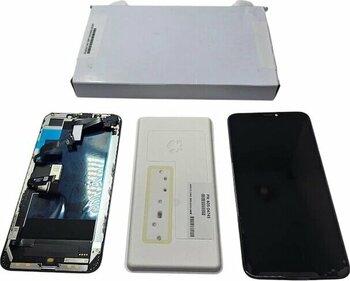 İphone Xs Max Lcd Ekran % 100 Apple Servis Ürünü Face İd Dahil Siyah