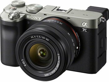 Sony I Sony Alpha 7C + 28-60mm f4-5.6 Lens Kit| Full-Frame Aynasız Fotoğraf Makinesi (Ekstra küçük boyut, 24.2Mp çözünürlük, 4K video kayıt)
