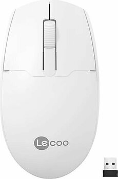 Lecoo WS204 Beyaz Optik Kablosuz Mouse