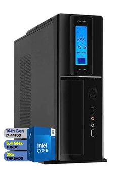 Zetta Flex Pro 470X İntel Core İ7 14700 48Gb Ddr5 256Gb Ssd Freedos Sff Slim Masaüstü Bilgisayar Zet470x9562016