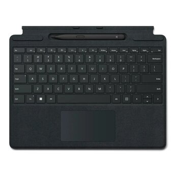 Microsoft Surface Pro Copilot+ Pc (11.Sürüm), Pro 10, 9, 8, X Uyumlu Q Us İngilizce Klavye İle Slim Pen 2 – 8X6-00182