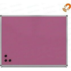 Panda 120 x 360 CM Mıknatıs Manyetik Yüzey Duvara Monte Pembe