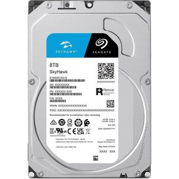 Seagate 8tb Güvenlik Diski Sata 3.5" 7/24 Skyhawk ST8000VX009