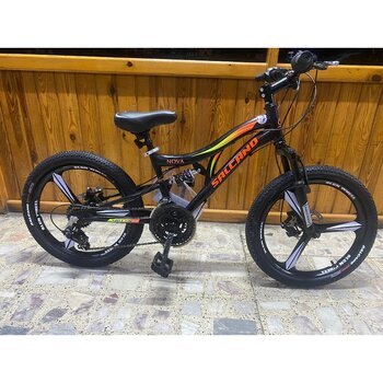 Salcano Nova Monoblok 20 Jant Siyah Bisiklet Açık Mavi